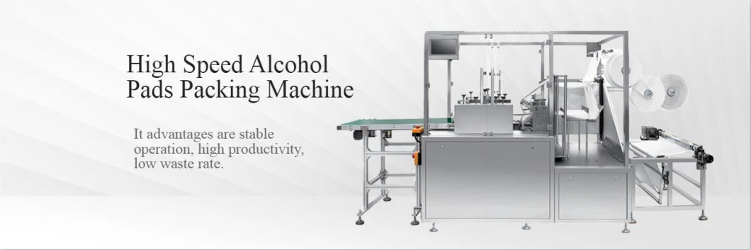 Manufacturer High Speed Automatic Single Piece Disinfection Alcohol Pad and Wet Wipes Tissue Making Packing Machine