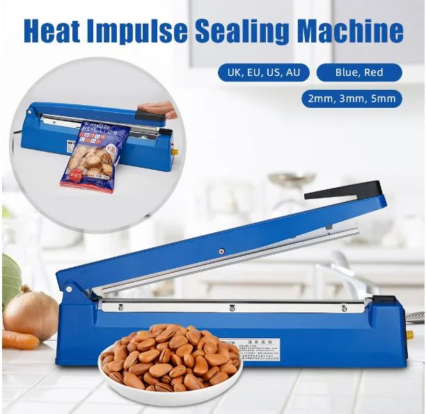 Manufacture and Making Hand Sealing 8"/200 mm/8 Inch/20 Cm Length with Sealing 2.0 mm Width Impulse Plastic Bag Sealer Pfs-200 Manual Ploy Film Sealing Machine