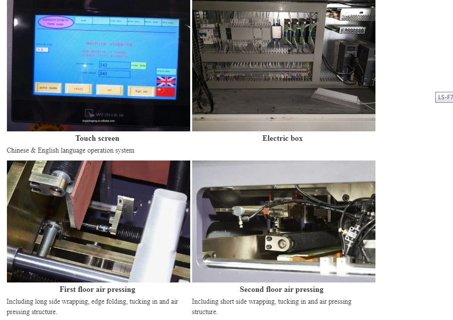 Ls-F7 Automatic Setting Wrapping Box Making Machine