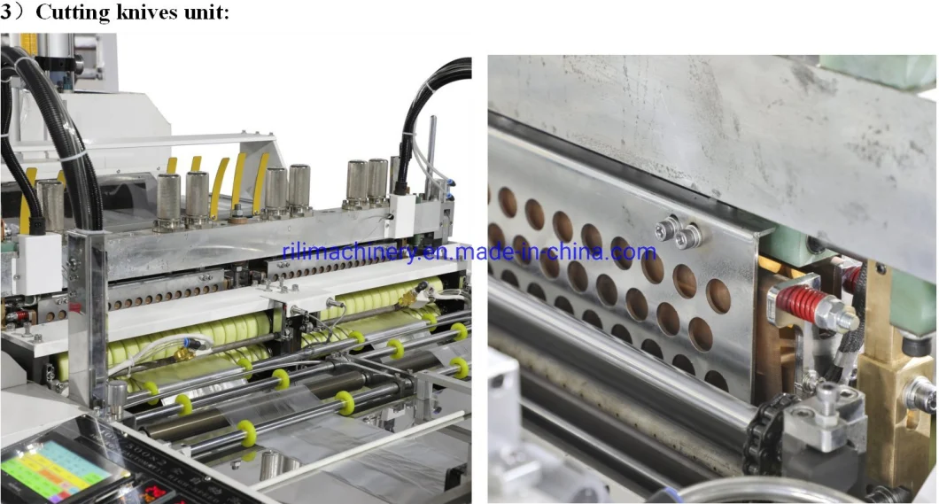 Double Lines Carry Handle Bag Vest Bag Fruit Bag Eco-Friendly Plastic Bag Making Machine