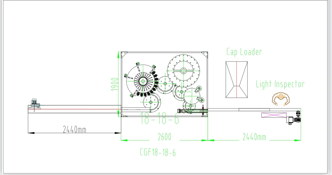 Automatic 6000bph Bottle Drinking Water Washing Filling Capping Machine