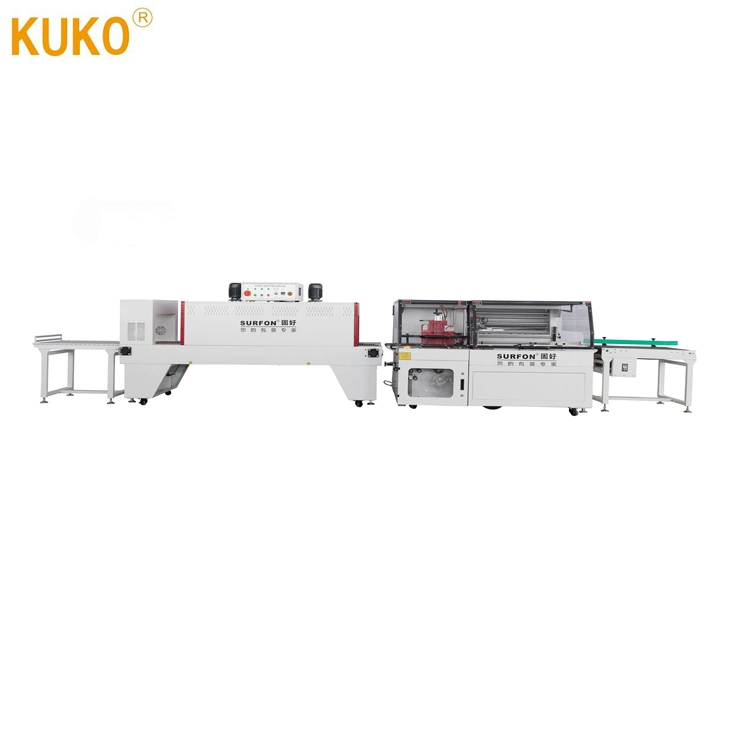 Full-Automatic POF Film Side Sealer Shrink Packing Machine for Confectionery Box Vegetable Fruit Trays Wrapping