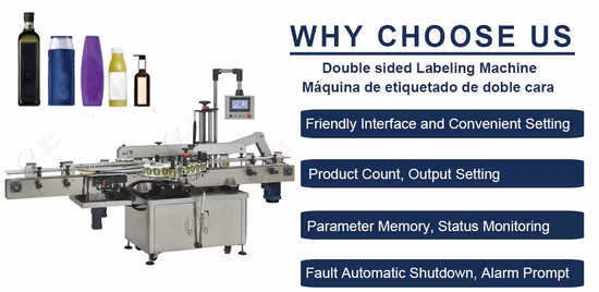 Applikator für runde Produktetiketten, Etikettiermaschine für zusammengesetzte Papiertuben