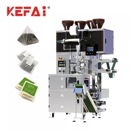 Kefai automatische Nylon-Pyramide, inneres äußeres Dreieck, Teebeutel, Filterpapier, Verpackungsmaschine mit Fadenumschlag, Tee-Verpackungsmaschine, Preis