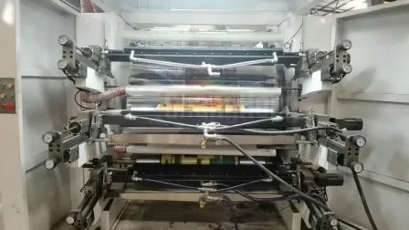 China Central Drum Automatische 6-Farben-Kunststofffolien-Flexodruckmaschine